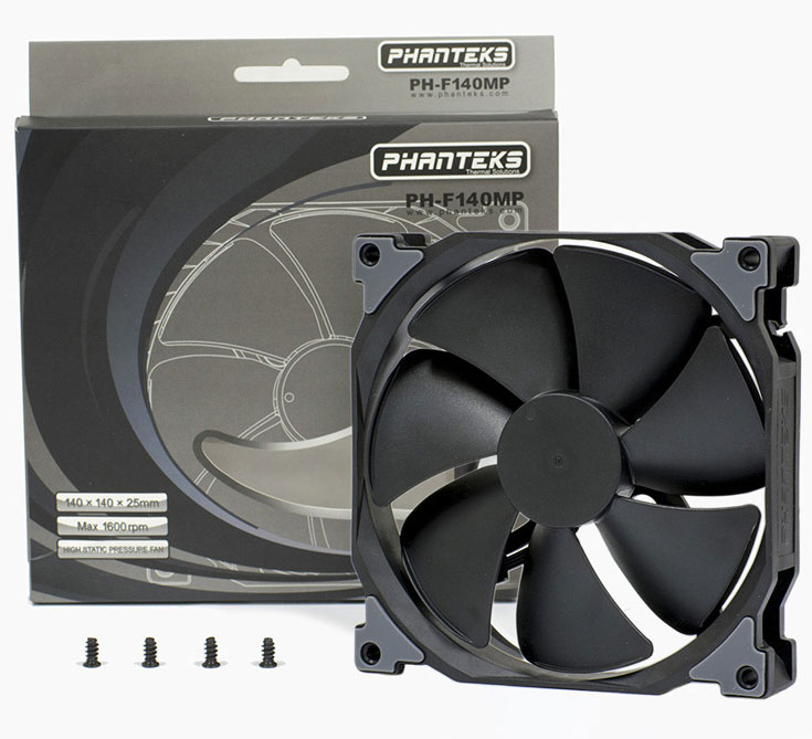 В серию Phanteks SP вошли корпусные вентиляторы типоразмера 120, 140 и 200 мм