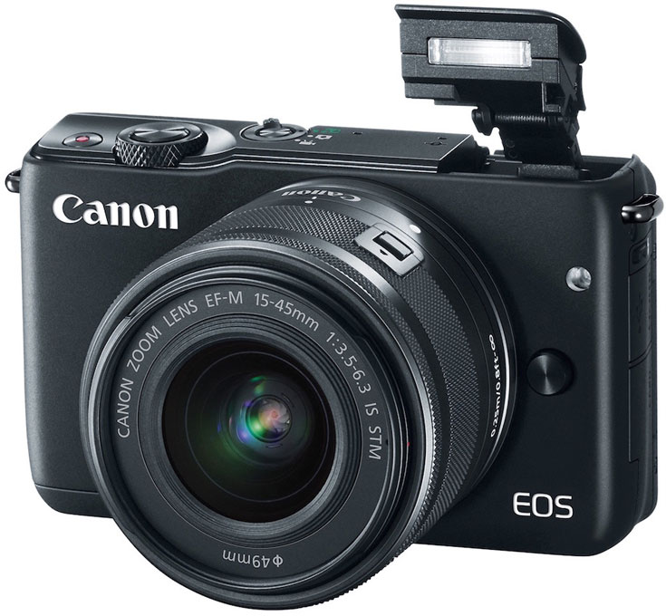 Комплект из камеры Canon EOS M10 и объектива Canon EF-M 15-45mm f/3.5-6.3 IS STM стоит $600