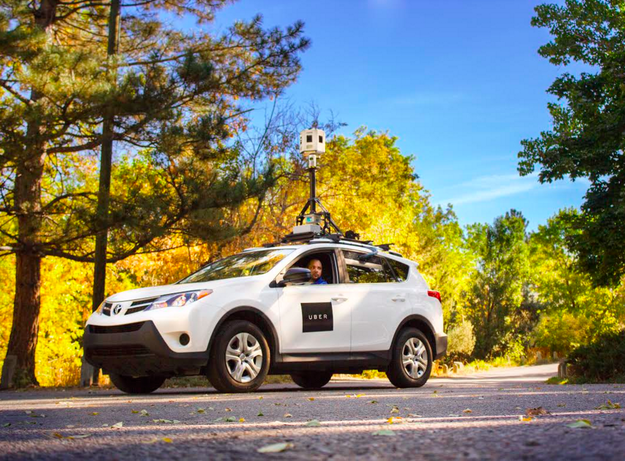 Uber использует автомобили и камеры с углом обзора в 360 градусов для улучшения качества своих сервисов