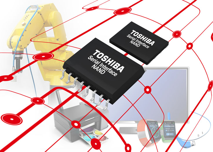 Новые микросхемы флэш-памяти Toshiba оснащены последовательным интерфейсом