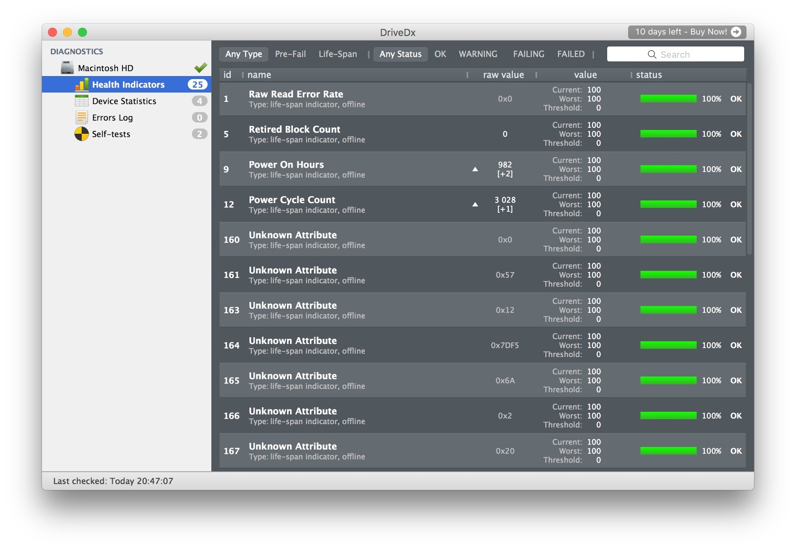 Утилиты для контроля состояния SSD-дисков на Mac - 4 Утилиты для контроля состояния SSD-дисков на Mac - 4