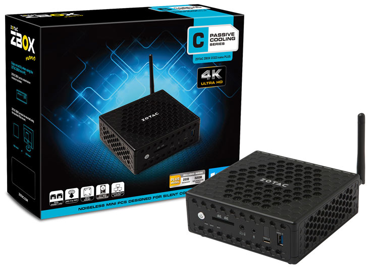 Мини-ПК Zotac Zbox BI323 и CI323 предложены в трех вариантах конфигурации