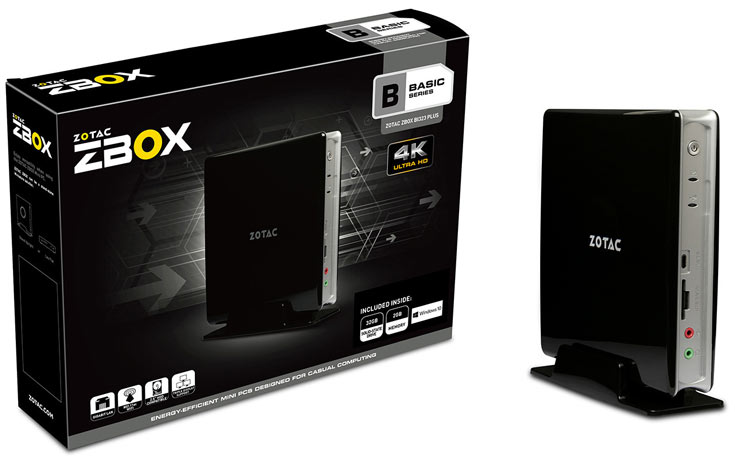 Мини-ПК Zotac Zbox BI323 и CI323 предложены в трех вариантах конфигурации