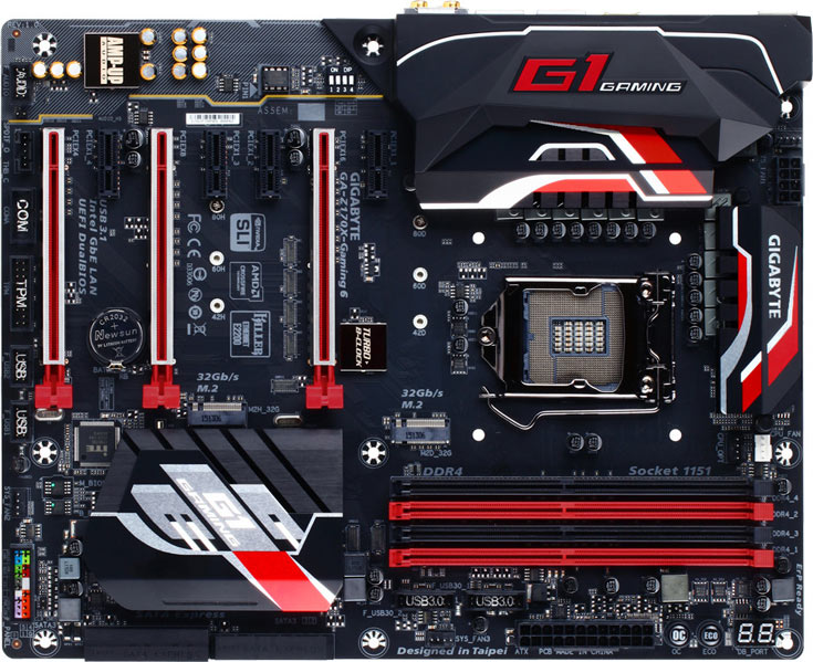 Основой звуковой подсистемы Gigabyte Z170X-Gaming 6 служит кодек Realtek ALC1150