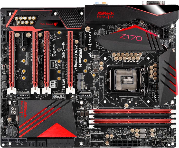 О цене платы ASRock Z170 Professional Gaming i7 данных нет