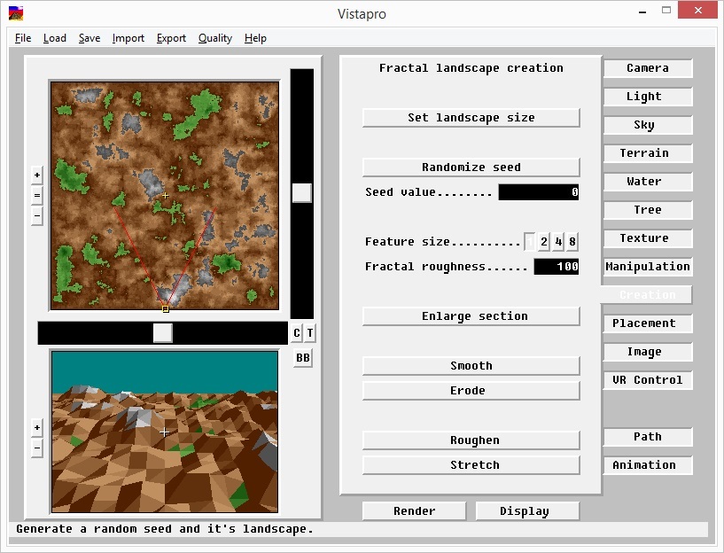 Старый друг лучше новых двух. Генератор ландшафтов. Часть 1 - 11 Старый друг лучше новых двух. Генератор ландшафтов. Часть 1 - 11