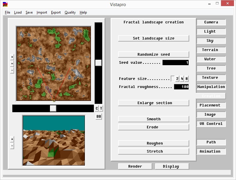 Старый друг лучше новых двух. Генератор ландшафтов. Часть 1 - 8 Старый друг лучше новых двух. Генератор ландшафтов. Часть 1 - 8