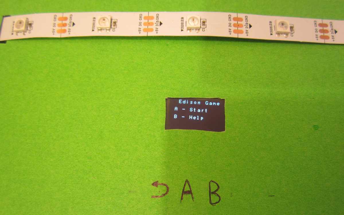 Обзор набора Xadow Wearable Kit для Intel Edison и создание странной игры на его основе - 26 Обзор набора Xadow Wearable Kit для Intel Edison и создание странной игры на его основе - 26