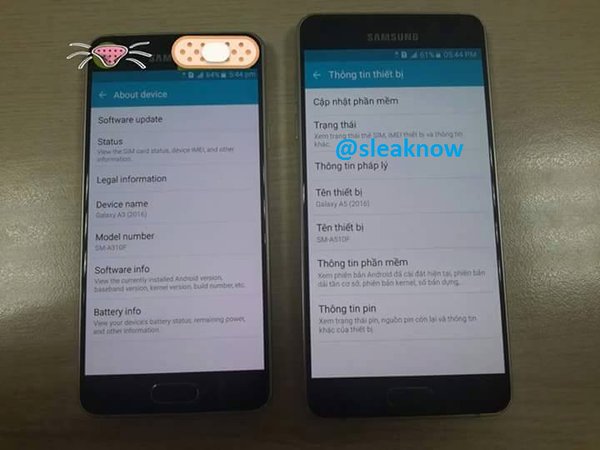 Смартфон Samsung Galaxy A3 и A5 нового поколения получат обновлённый дизайн
