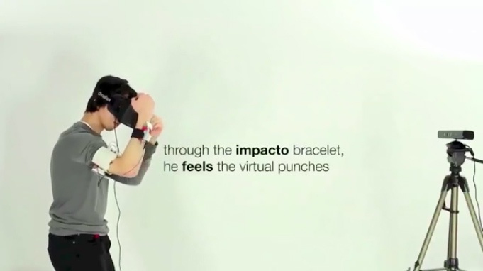 Виртуальная реальность будет драться: концепт Impacto передает физические ощущения в VR - 1
