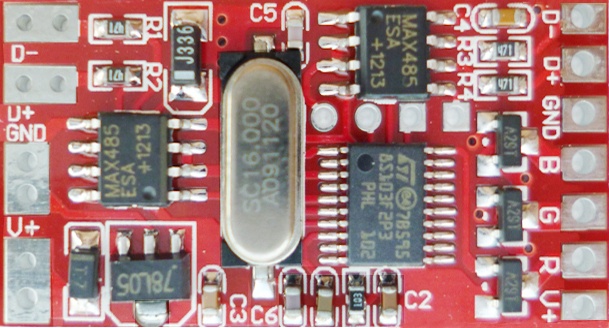 DMX-512 Визуализация передаваемых уровней каналов - 2