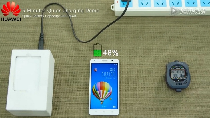 Huawei показала аккумуляторы, которые заряжаются очень быстро
