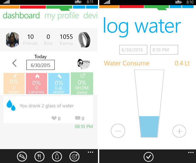 Как следить за калориями, если у вас Windows Phone — подборка популярных фитнес-браслетов - 17 Как следить за калориями, если у вас Windows Phone — подборка популярных фитнес-браслетов - 17