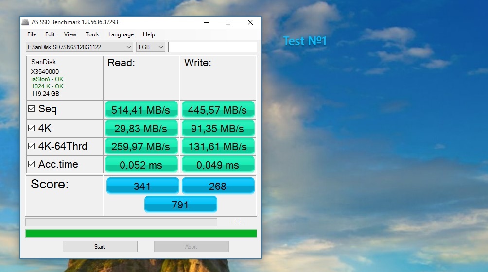 SSD M.2 – Реалии стандарта и обзор доступной модели Sandisk X300 - 14