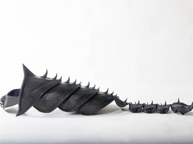 Эффектная броня для кота, созданная на 3D-принтере - 3