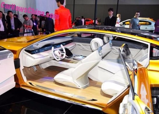 Китайцы показали сногсшибательную новинку Roewe Vision-R - 2 1