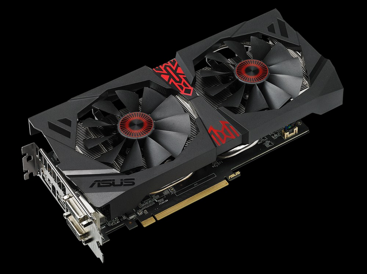 Видеокарта Asus Strix R9 380X охлаждается посредством СО DirectCU II