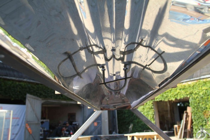 Дешёвый солнечный концентратор и парообразователь на Arduino. Зеркала и пар с температурой до 250°C - 3