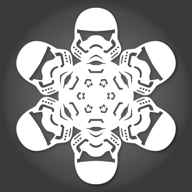 Снежинки в стилистике StarWars своими руками (upd. 2015) - 4
