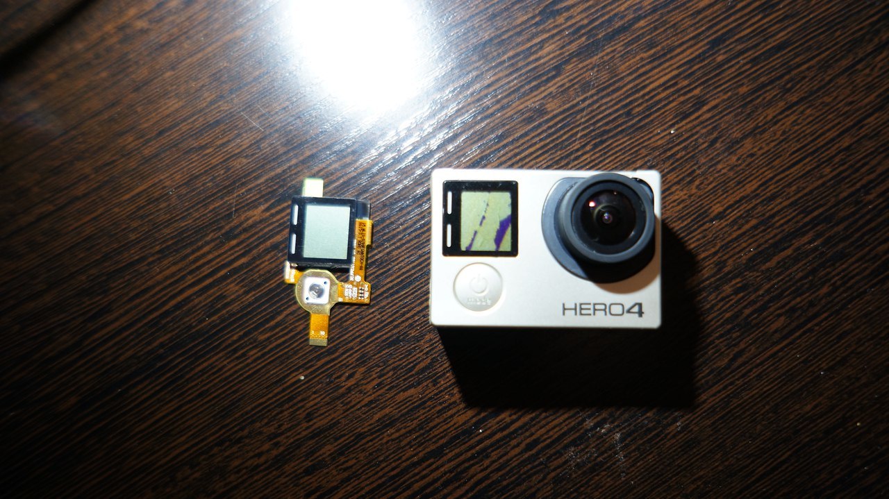 Замена переднего LCD дисплея GoPro 4 black - 2