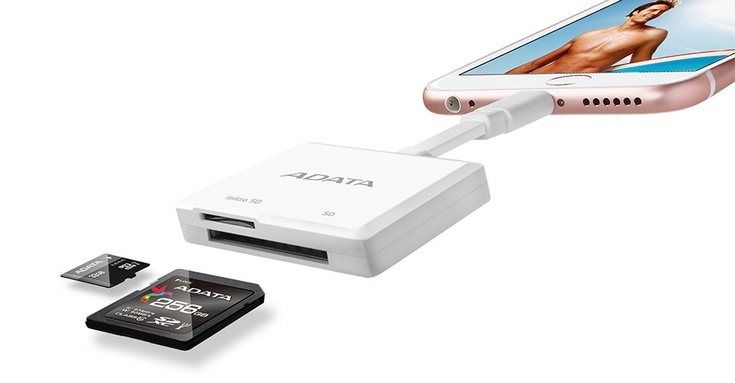 Adata представила Lightning Card Reader 