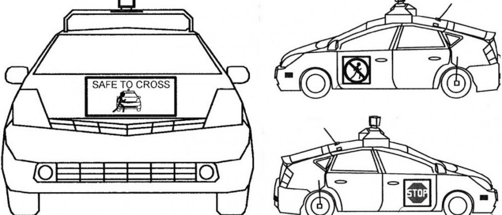 Google запатентовал способы общения беспилотных автомобилей с пешеходами - 1 image