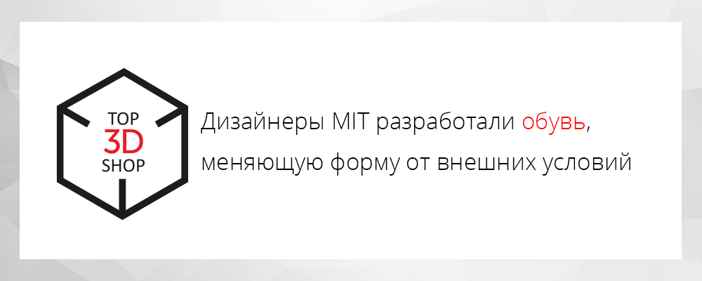 Дизайнеры MIT разработали обувь, меняющую форму от внешних условий - 1