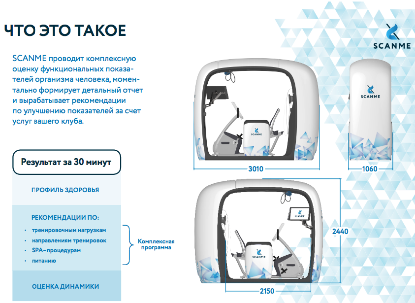 На Московском международном фестивале фитнеса 2015 представили аппарат для комплексного обследования ScanMe - 3 image