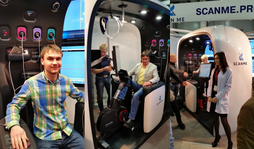 На Московском международном фестивале фитнеса 2015 представили аппарат для комплексного обследования ScanMe - 1 image