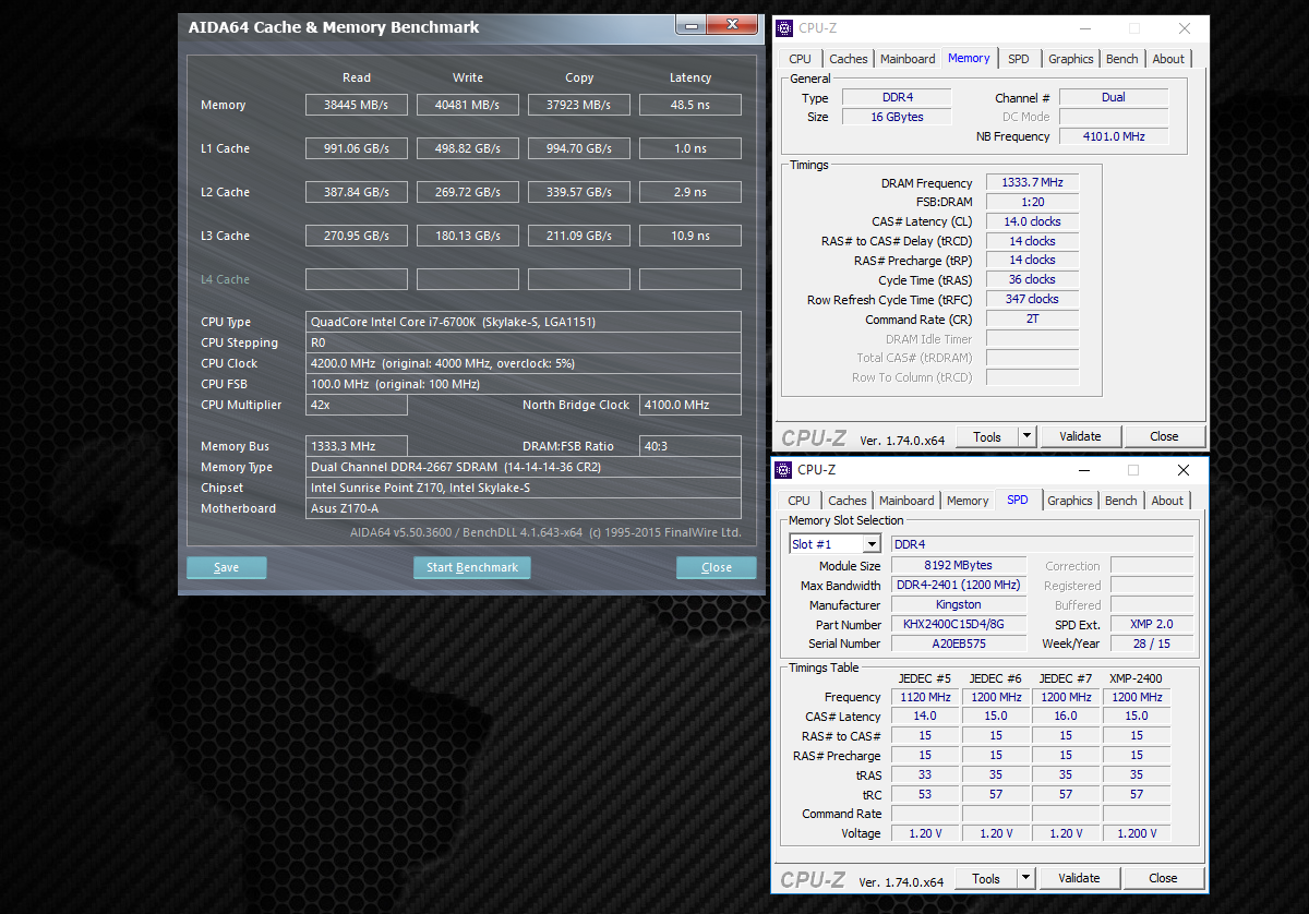 Обзор комплекта оперативной памяти HyperX Fury DDR4-2400 16 Gb (2*8 Gb) - 6