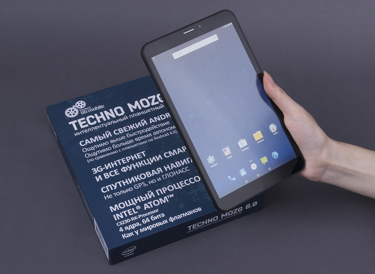 bb-mobile Techno Mozg 8.0: 8-дюймовый планшет с процессором Intel® Atom™ X3-C3230RK и ОС Android 5.1 Lollipop - 1