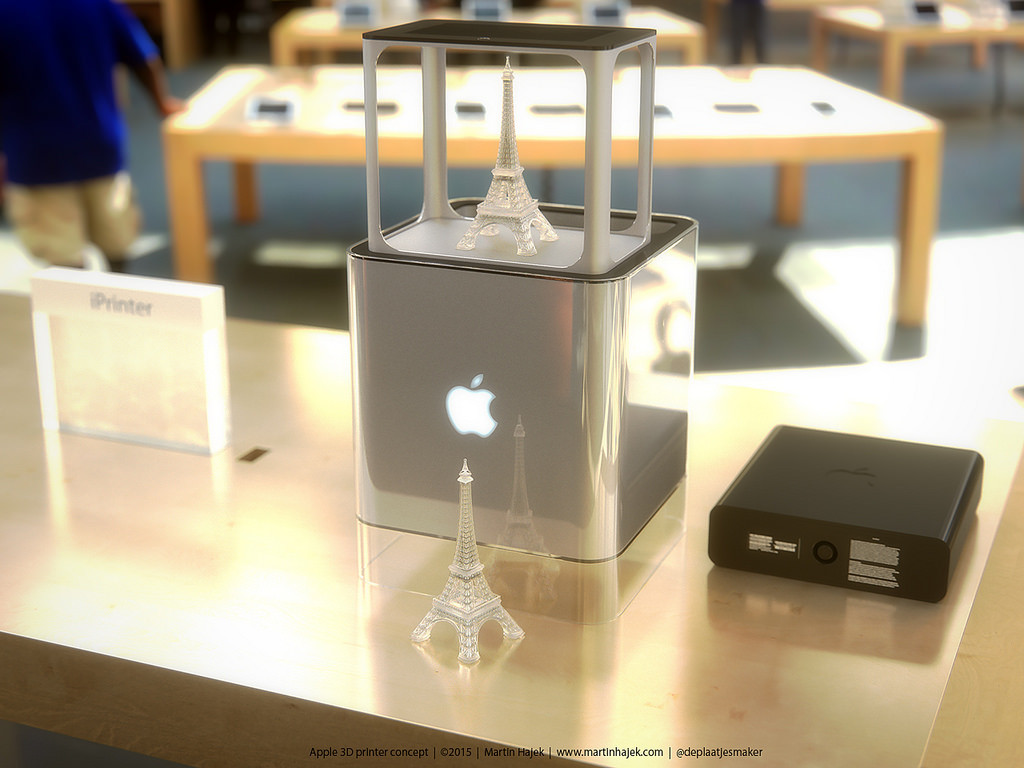 Как может выглядеть 3D-принтер от Apple? Представлена возможная дизайн-концепция - 3