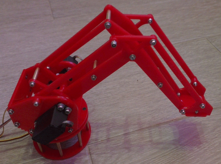 Настольная робо-рука манипулятор из оргстекла на сервоприводах своими руками или реверс-инжиниринг uArm - 2