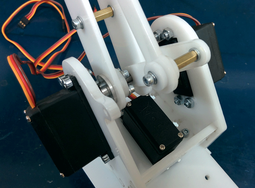 Настольная робо-рука манипулятор из оргстекла на сервоприводах своими руками или реверс-инжиниринг uArm - 8