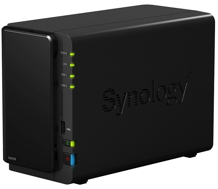 NAS Synology DS216 поддерживает аппаратное шифрование хранимых данных