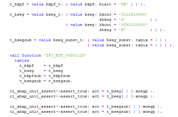 Модульные тесты в ABAP - 7