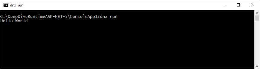 dnx run