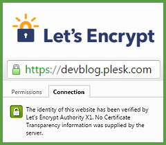 Let’s Encrypt в Plesk-панели - 1