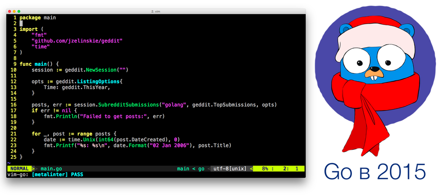 Go в 2015 году - 1