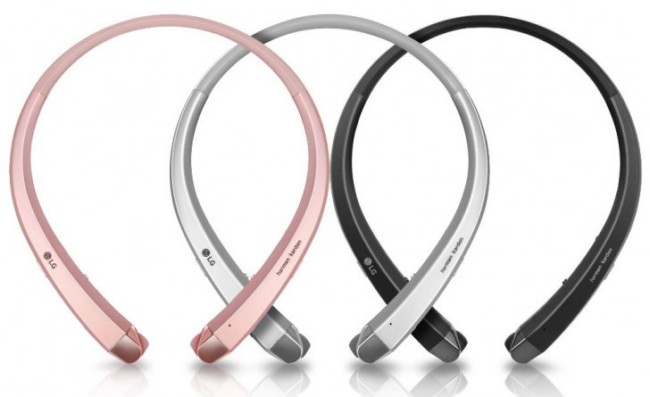 LG покажет беспроводную стереогарнитуру 2016 Tone+ Bluetooth на CES 2016