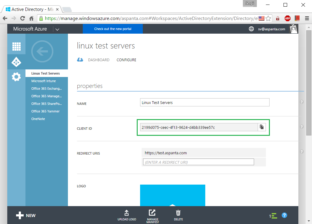 Авторизация в Ubuntu через Microsoft Azure AD - Office 365 - 8 Авторизация в Ubuntu через Microsoft Azure AD - Office 365 - 8