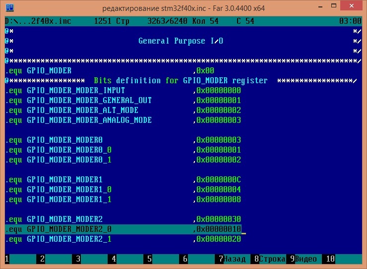 STM32F4: GNU AS: Мигаем светодиодом (Оживление) (Часть 2) - 13