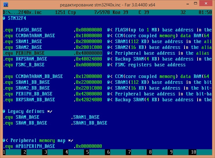 STM32F4: GNU AS: Мигаем светодиодом (Оживление) (Часть 2) - 6