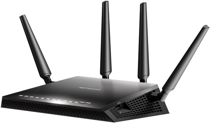 Беспроводной маршрутизатор Netgear Nighthawk X4S показана на CES 2016