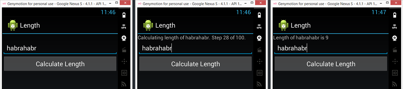 Использование android.os.Binder для организации асинхронного взаимодействия в Андроиде - 3 Length activity