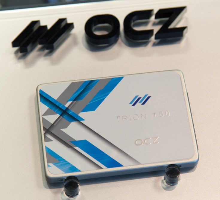 На CES показаны твердотельные накопители OCZ Trion 150 и RevoDrive 400