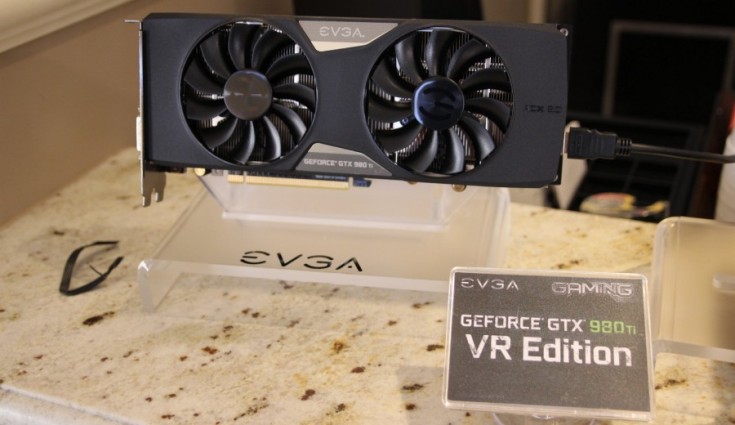 Видеокарта EVGA GeForce GTX 980 Ti VR Edition располагает внутренним портом HDMI 