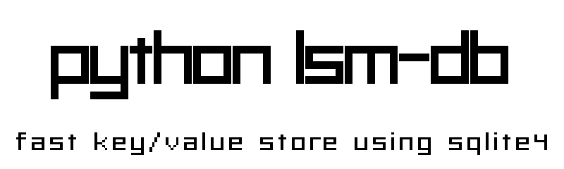Использование LSM-движка из SQLite 4 в качестве отдельной NoSQL базы данных с использованием Python - 1 image