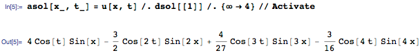 Новое в Wolfram Language | Аналитическое решение уравнений в частных производных - 6