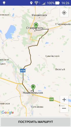 Маршруты на картах Google в Android-приложении — некоторые уточнения - 1 Маршруты на картах Google в Android-приложении — некоторые уточнения - 1